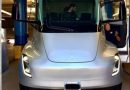 Tesla Electric Truck inspected at California Highway Patrol Test Centre